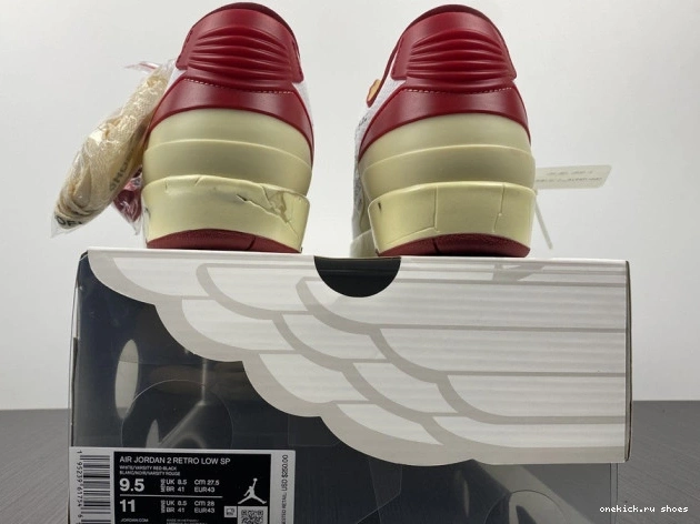 Cheap Red Low DJ4375-106 Off-White SP Jordan White Retro 2 0814